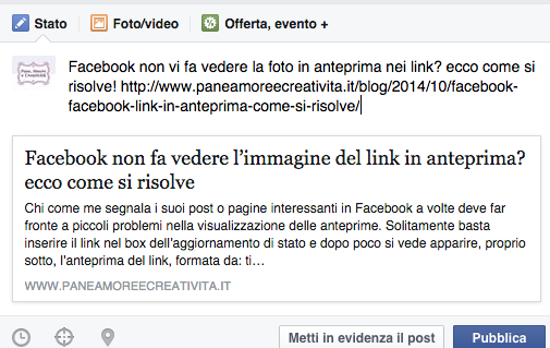 anteprima debug facebook 
