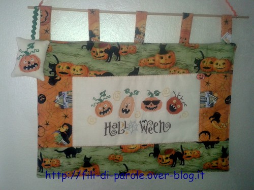 Il pannello di Halloween di Fili di parole