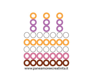 cake pattern - pyssla beads