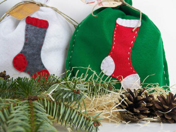 Un kit per creare da soli la confezione di Natale in feltro!