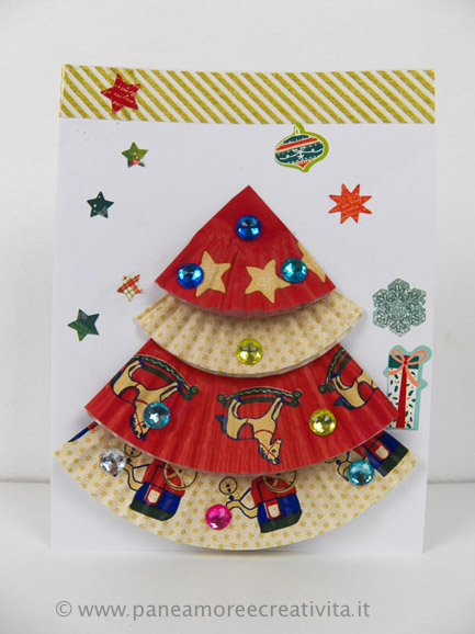 Il biglietto di Natale con i pirottini: facciamolo con i bambini!