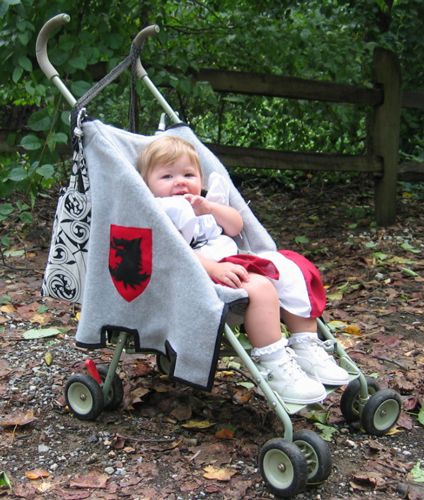 costume medioevale per passeggino