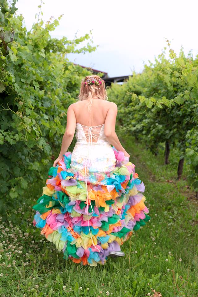 abito da sposa orginale