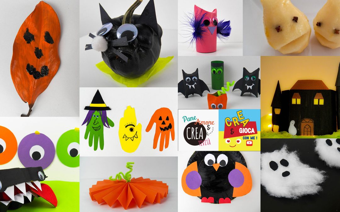 Halloween for kids: crafts with lots of recycled materials!