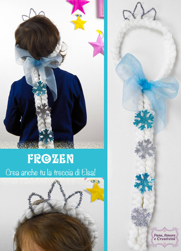 costume da elsa - parrucca fai da te