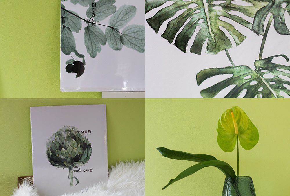 Novità in casa: più pareti verdi e decori naturali