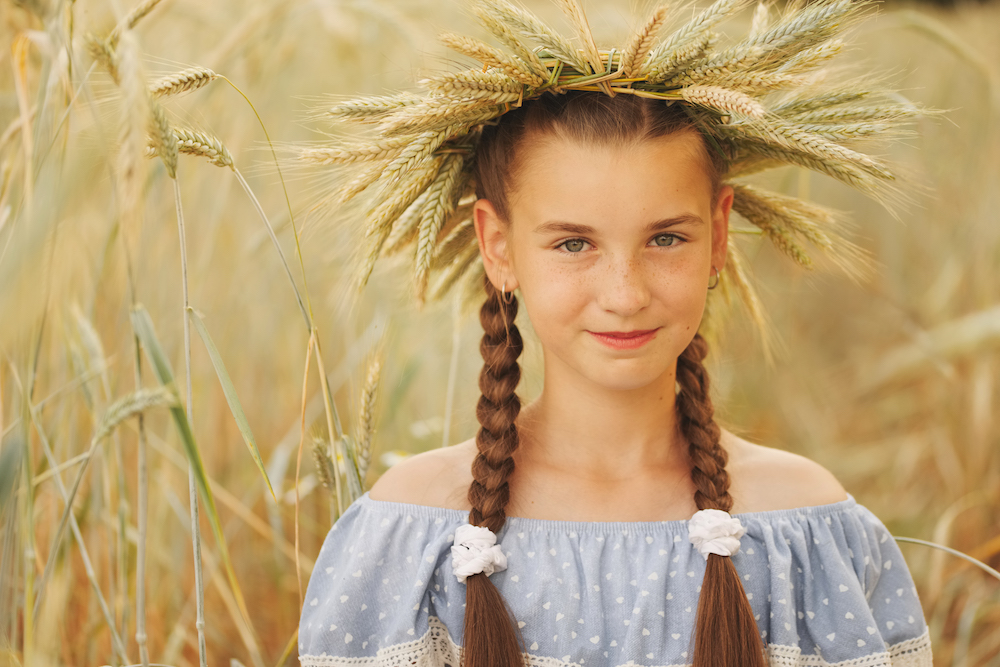 Come fare una corona di grano