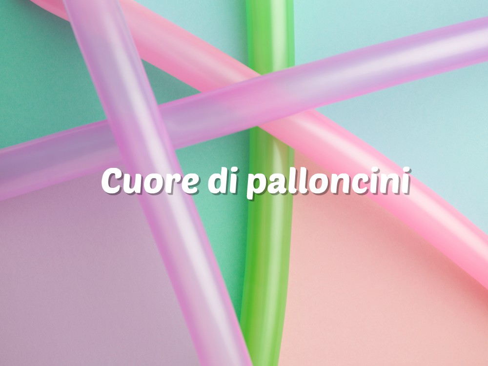 cuore con palloncini tutorial