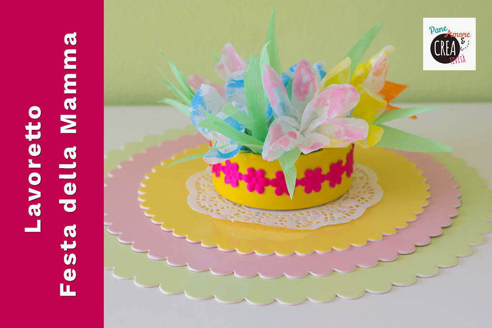 Lavoretto per la Festa della Mamma con i fiori