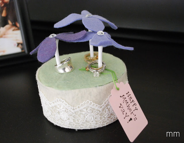 Portagioie fai da te per la festa della mamma