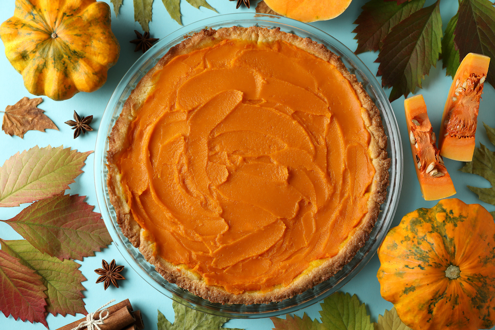 Torta zucca e speck