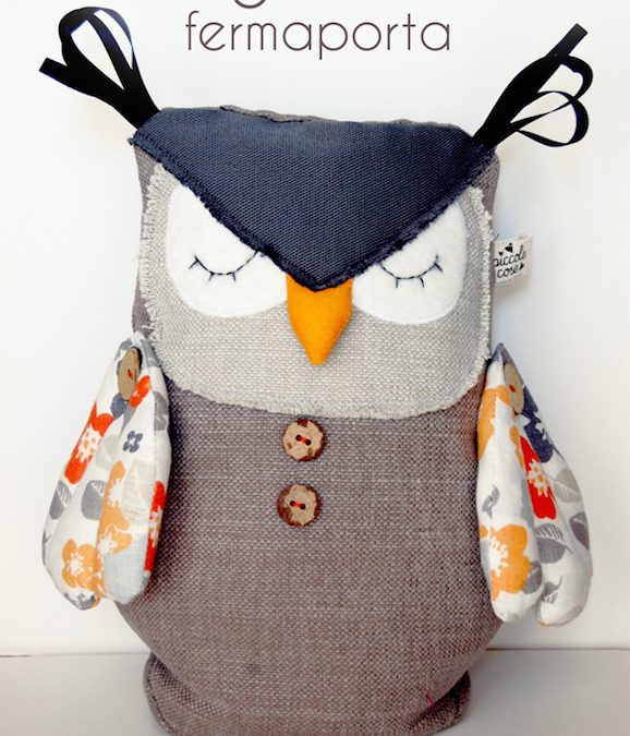 Cucito creativo: come fare un gufo fermaporta