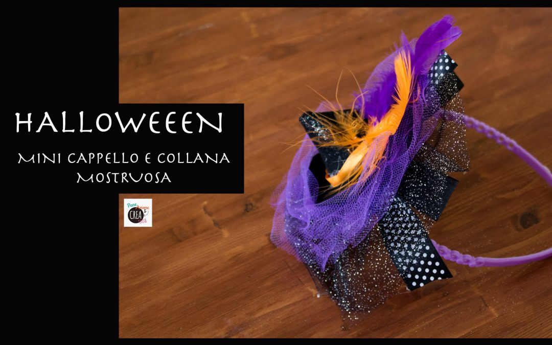 Halloween: come fare un cappello da strega e una collana mostruosa