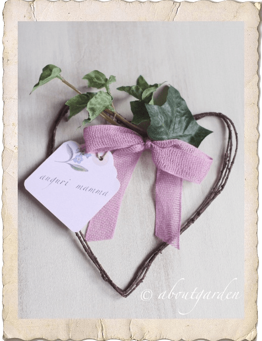 Regali fai da te per la Festa della mamma: cuore di corteccia
