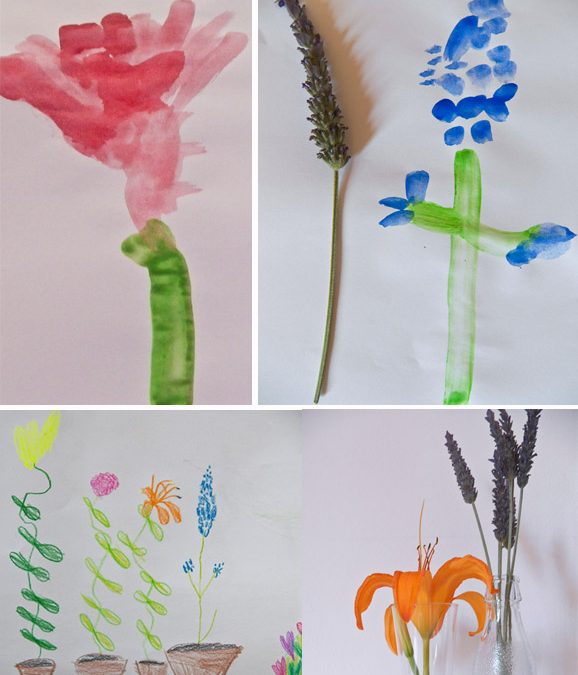 Attività in vacanza: disegniamo i fiori!