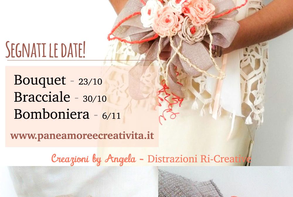 Matrimonio fai da te: sono in arrivo i tutorial per creare bouquet, bracciale e bomboniera all’uncinetto!