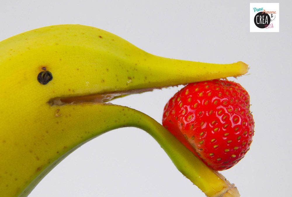 Merenda creativa per la scuola: la banana – delfino