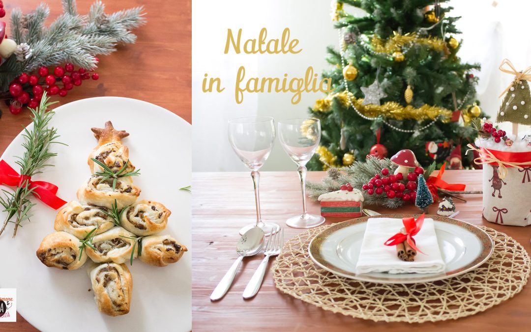Albero di Natale di pasta sfoglia e decorazioni (video)