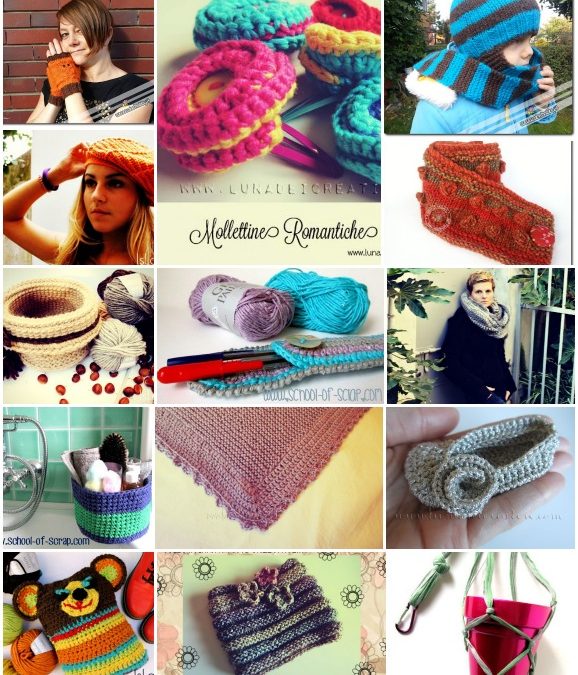 14 tutorial a maglia e uncinetto per realizzare accessori per la casa, i bambini e per noi!