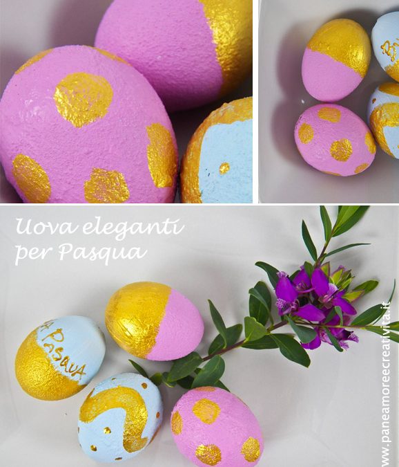 Uova dorate per la tavola di Pasqua