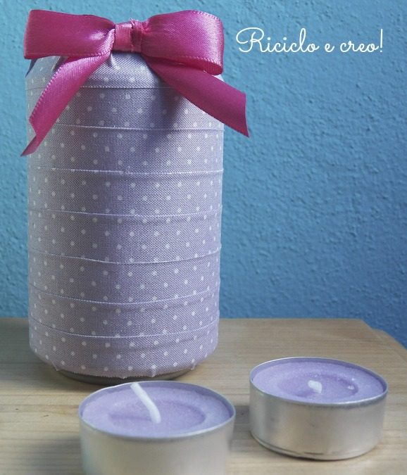 Idee di riciclo: la lattina decorata con il washi tape